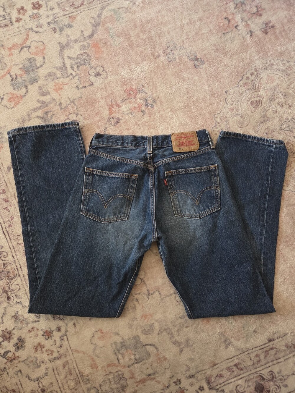 Levi’s 501 Button Fly Medium Wash Straight Leg Denim Jeans - 13x32  ​Womens